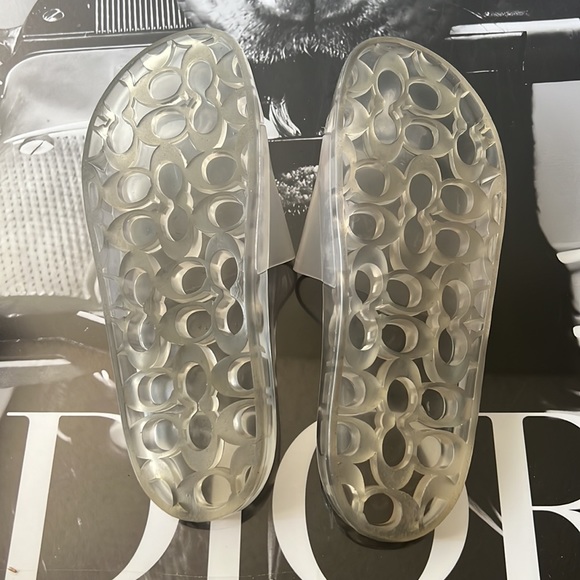 Coach clear slides - size 8.5/9 - Picture 3 of 3